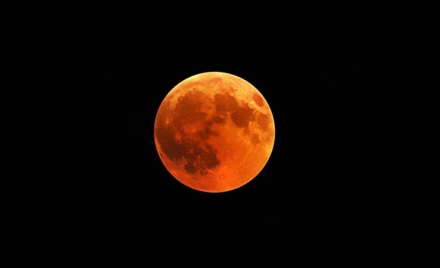 Eclipse luna rojiza