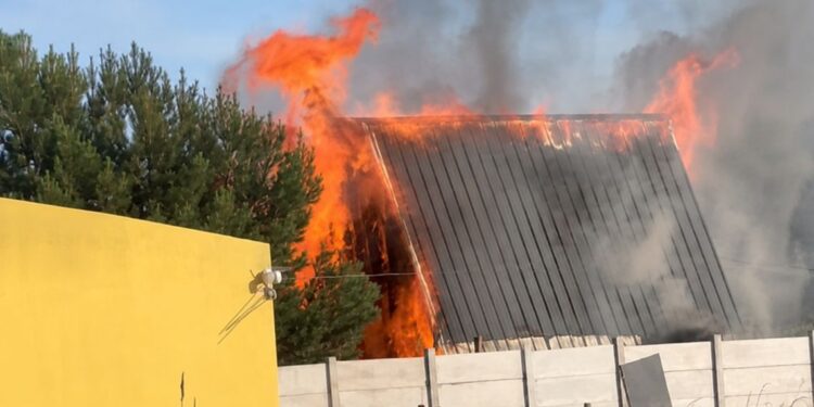 Incendio en Sauce Grande