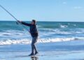 Pesca en Monte Hermoso en vacaciones de invierno