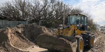 Trabajos en la bajada de Las Ballenas