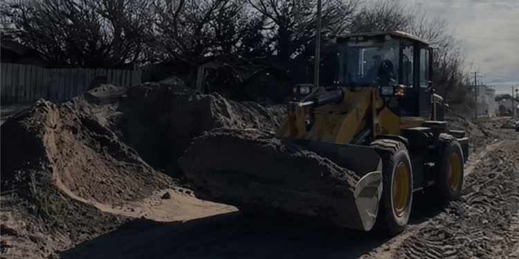 Trabajos en la bajada de Las Ballenas