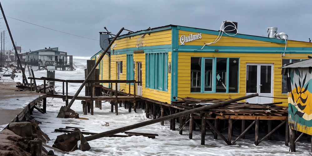 Paradores dañados por el temporal