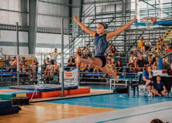 Torneo de gimnasia en Monte Hermoso